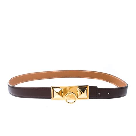 hermes belt women brown|reversible hermes belt.